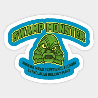 Swamp Monster Airboat Sticker